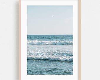 Dana Point Print, California Wall Art, Ocean Framed Art, Waves Home Decor, Beach Poster, Coast Fine Art, Nature, Scenic, Minimalist