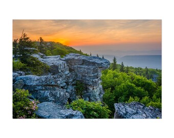 West Virginia Print, Sunset Wall Art, Landscape Framed Art, Nature