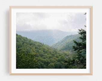 New York Print, Nature Wall Art, Forest Framed Art, Landscape Home Decor, Mountain Poster, Scenic Fine Art, Autumn, Rural, Photography