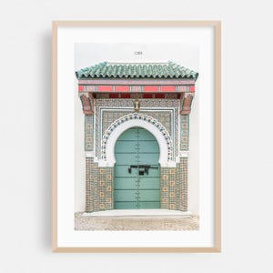 Tangier Print, Tangier-tétouan-al Hoceima Wall Art, Morocco Framed Art, Architecture Home Decor, Mediterranean Poster, Geometric Fine Art