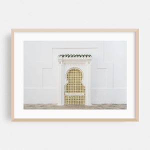 Asilah Print, Tangier-tétouan-al Hoceima Wall Art, Morocco Framed Art, Architecture Home Decor, Mediterranean Poster, Minimalist Fine Art