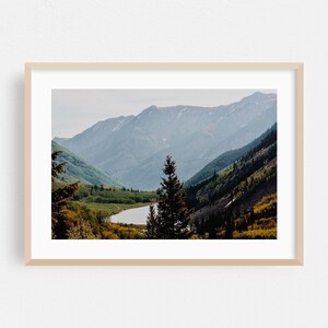 Colorado Print, Nature Wall Art, Mountain Framed Art, Scenic Home Decor, Landscape Poster, Forest Fine Art, Autumn, Travel Poster