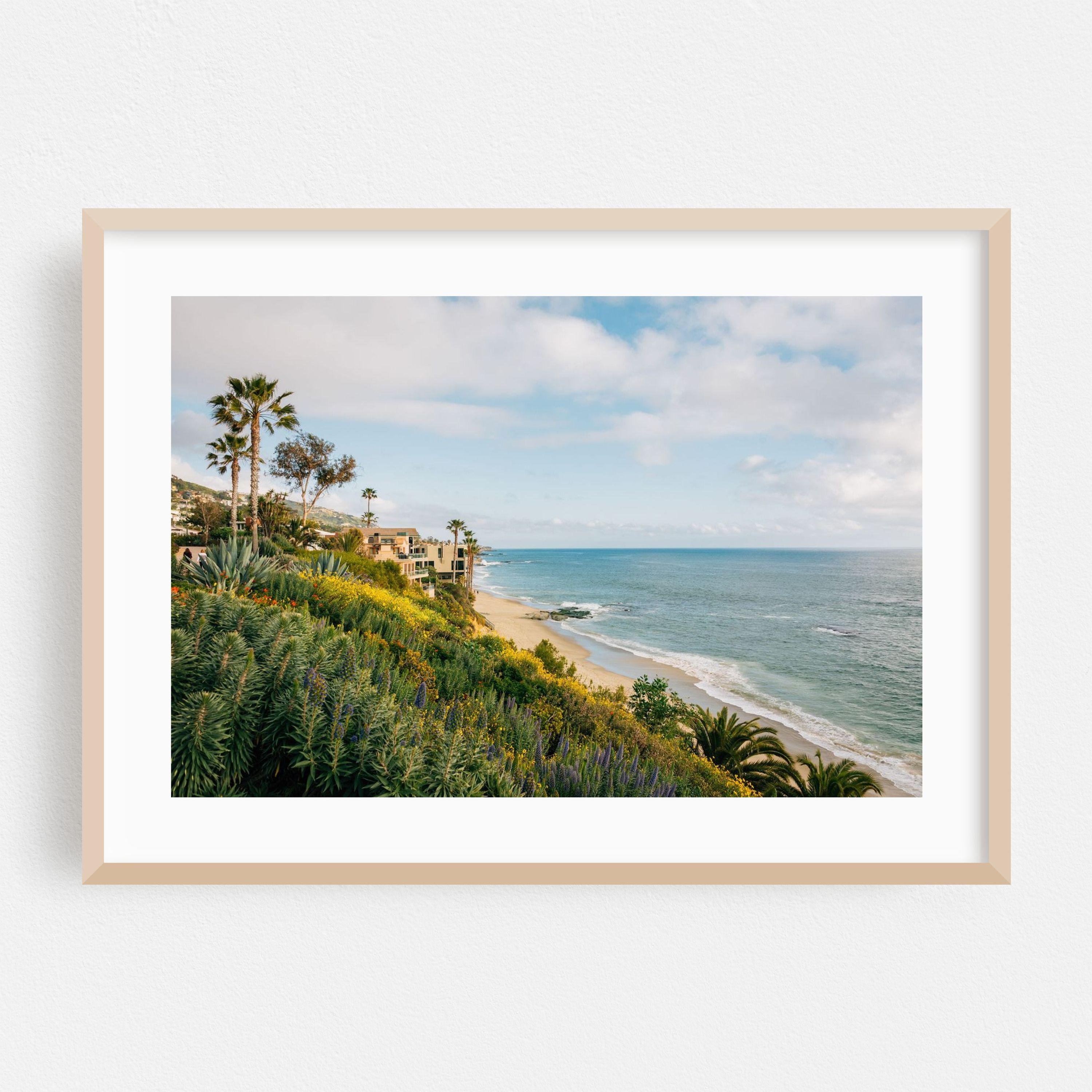 Laguna Beach Print, California Wall Art, Beach Framed Art, Coastal