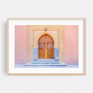Morocco Print, Architecture Wall Art, Art Deco Framed Art, Mediterranean Home Decor, Photography Poster, Decorated Door In Morocco Fine Art