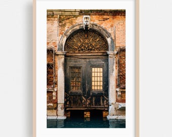 Venedig Print, Venetien, Italien, gerahmte Kunst, Architektur, Home Decor, Vintage Poster, rustikale Fine Art, Wasser, Reiseposter, Stadt