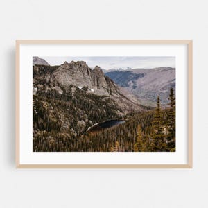 Colorado Print, Landscape Wall Art, Mountain Framed Art, Nature Home Decor, Wilderness Poster, Scenic Fine Art, Forest, Lake, Photography