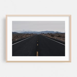 Nevada Print, Desert Wall Art, Landscape Framed Art, Minimalist Home Decor, Scenic Poster, Winter Fine Art, Photography, Untitled