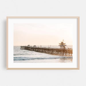 San Clemente Print, California Wall Art, Coastal Framed Art, Ocean Home Decor, Sunset Poster, Beach Fine Art, Seascape, Landscape