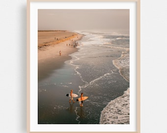 St. Augustine Beach Print, Florida Wall Art, Beach Framed Art, Surf Home Decor, Ocean Poster, Coast Fine Art, Waves, Seaside, Surfboard