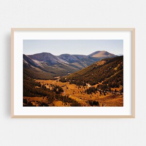 Impresión de Colorado, arte mural de montaña, arte enmarcado de paisajes, decoración natural para el hogar, póster de otoño, bellas artes escénicas, naturaleza, bosque, fotografía