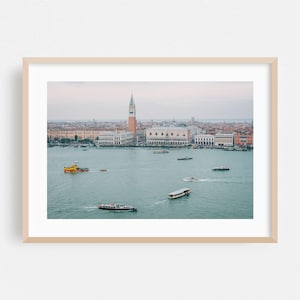 Venice Print, Veneto Wall Art, Italy Framed Art, Cityscape Home Decor, Gondola Poster, Italian Fine Art, Architecture, Nautical, Harbor