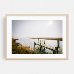 Virginia Print, Landschaft, Natur, gerahmte Kunst, minimalistisches Wohndekor, Wasser Poster, Herbst, Fine Art, Fotografie
