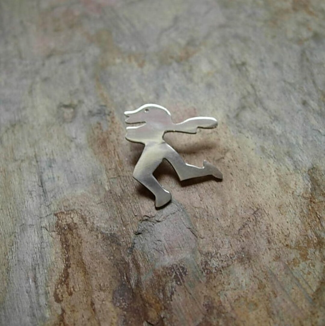 Running Man Pendant - Etsy
