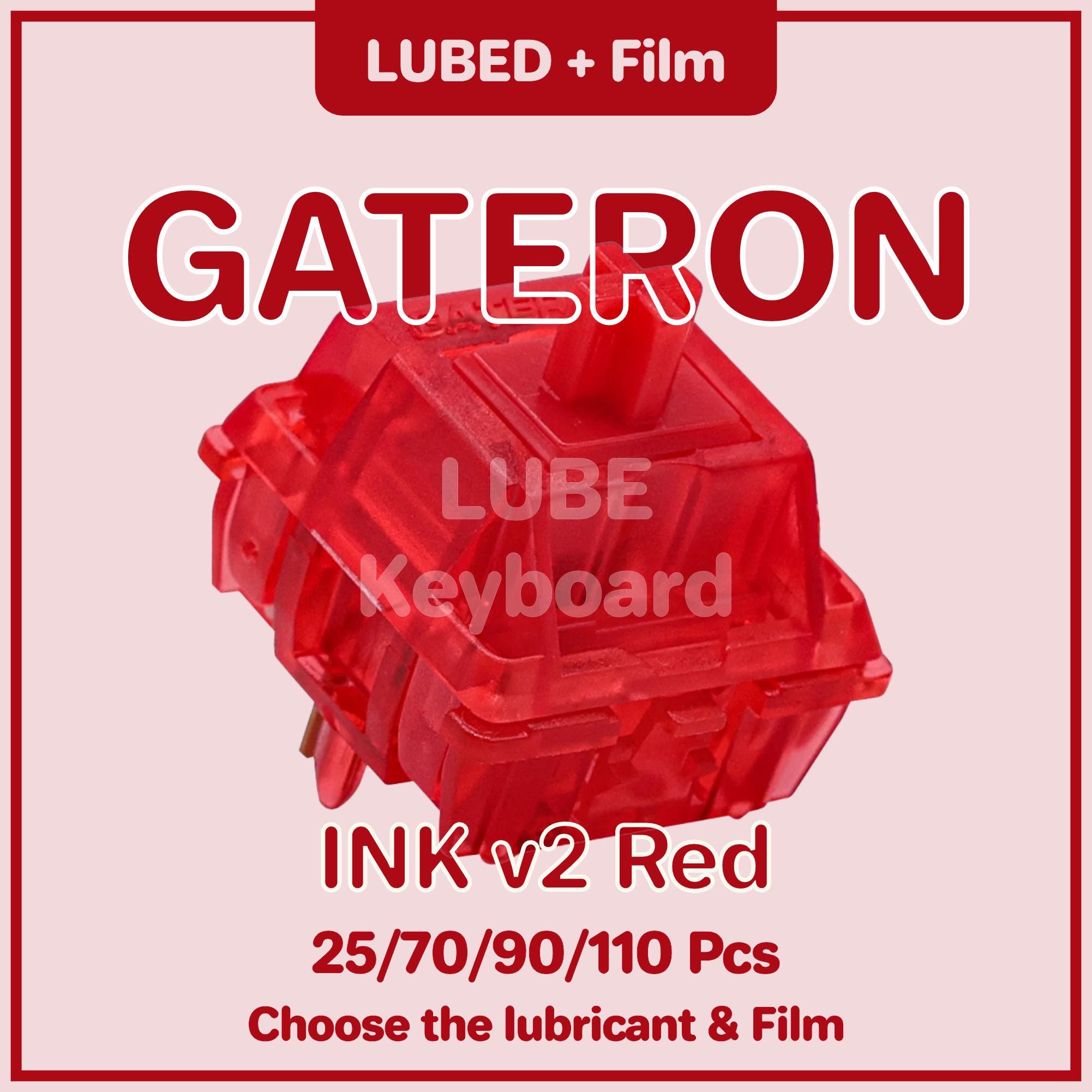 Gateron Ink V2 Interruttori Lineari A 5 Pin Prelubrificati Neri Interruttore A Tastiera Meccanico Fai-da-te Forza 60 G (35 Pezzi, Inchiostro Nero V2 - Foto 4