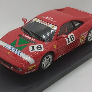 Ferrari 348 Challenge No.16 Emanuele Moncini ( 1994 ) modelcar by Bang, scale 1/43