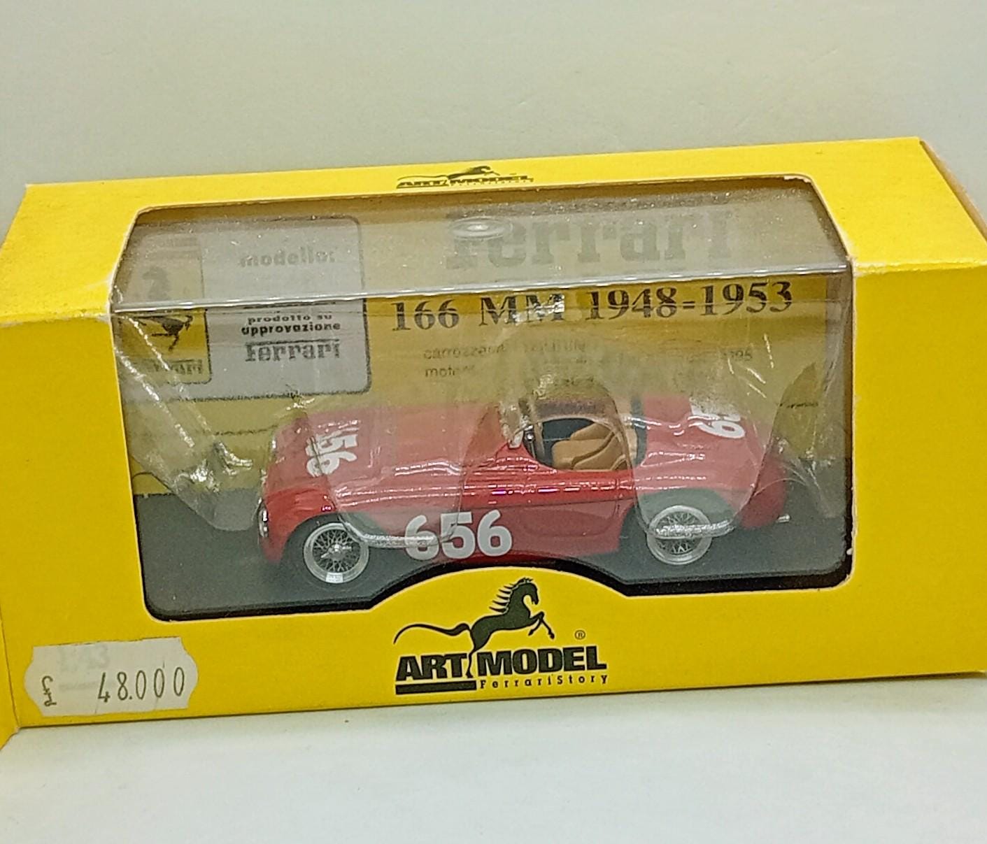 166 MM: An ART MODEL 1:43 scale FERRARI 166 MM as raced at