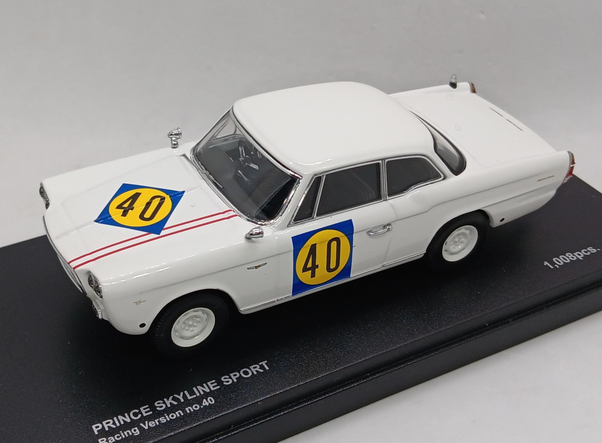 ミニカー KYOSHO PRINCE SKYLINE SPORT Racing no.40 Nissan Prince Skyline Sport Racing Version No.40 ( 1960 ) Modelcar