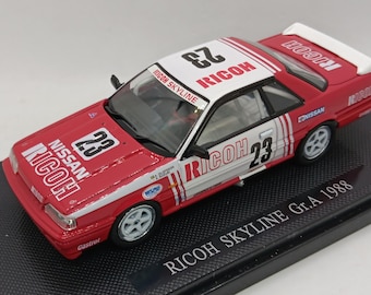 Nissan Skyline GrA 1988 - Ebbro 1/43 - Modèle Réduit Monté Métal - Neuf