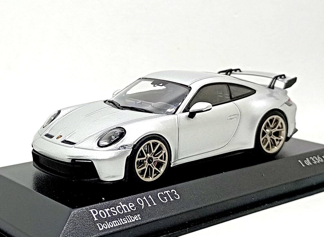 Porsche 911 GT3 - Domlomite Silver / Gold Rims ( 2020 ), Modelcar by ...