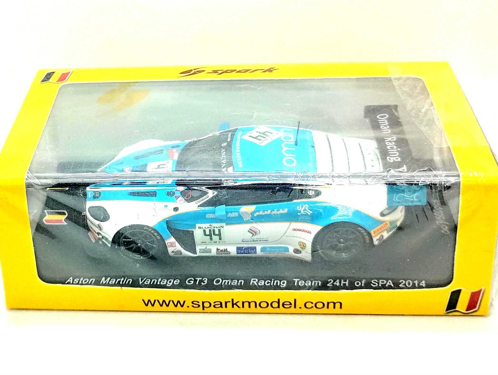 Aston Martin Vantage GT3 - No.44, Oman Racing Team 24H Spa ( 2014