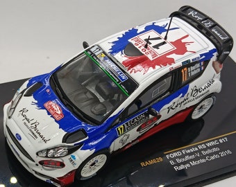 Ford Fiesta WRC No.17 Rallye Monte-Carlo ( 2016 ) modelcar by IXO models scale 1/43