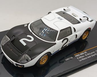 612Z Vintage Manou Set WM Gordini T24S 3L Spider #19 Le Mans 1954 Blau 1:43