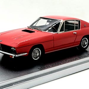 BMW 2000 Ti coupe by Frua - red ( 1968 ) modelcar by Kess, scale 1/43