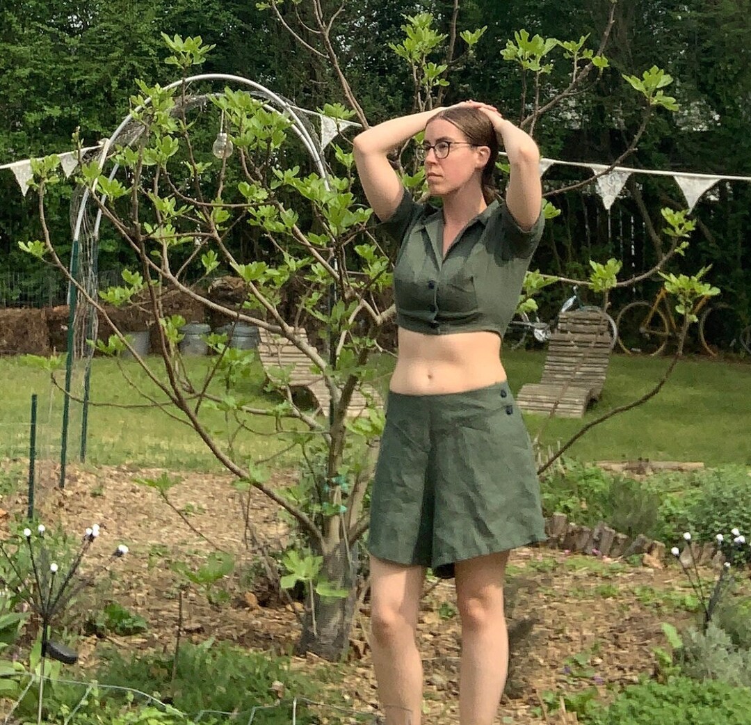 Custom Made to Order Vintage Inspired Linen Summer Shorts - Etsy