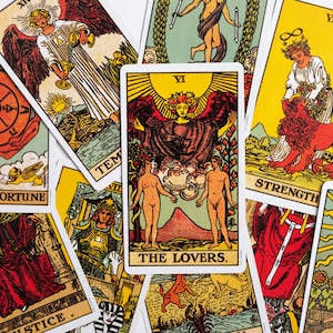 Lettura delle carte dei Tarocchi Carte Gypsy Witch A.E. Waite Skat Tarocchi Reeding cartomanzia consigli di vita amore