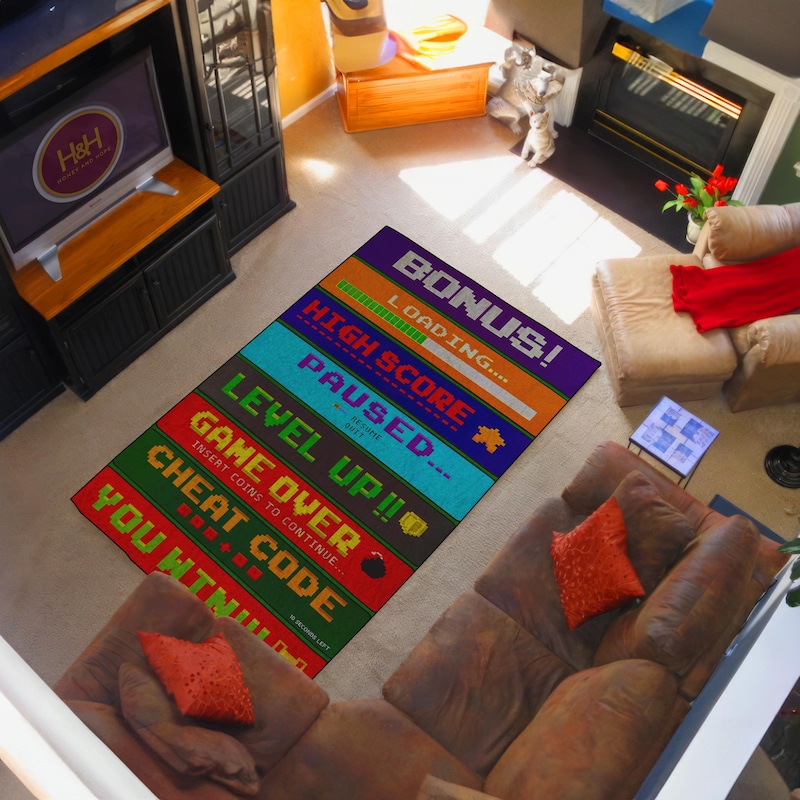 Video Game Carpet - Etsy