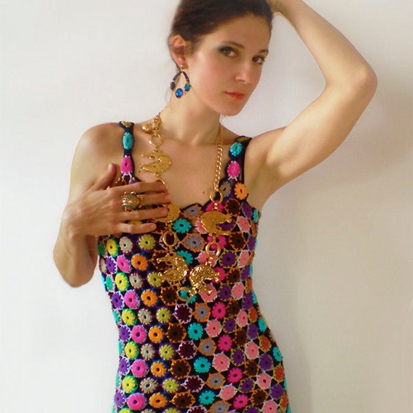 Circle'd Multicolored Dress