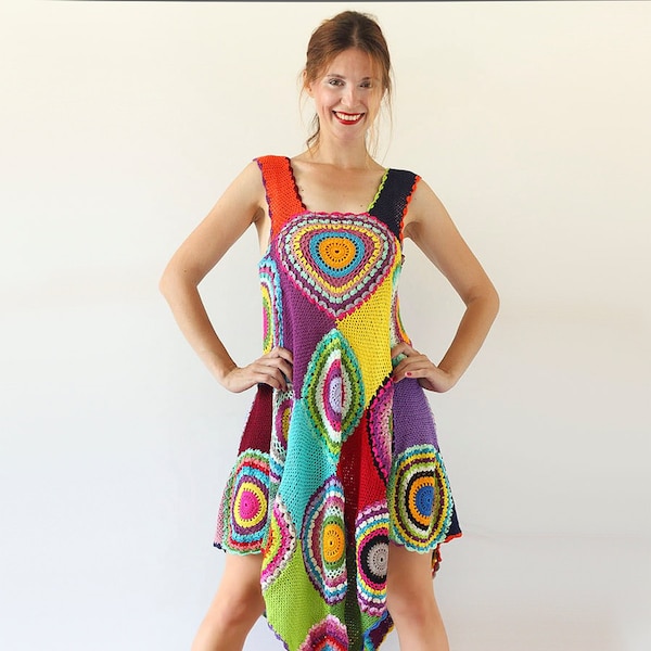 Women's Dress/Tunic , Light Silky Yarn - MADE TO ORDER