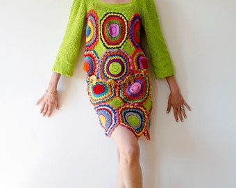 Women's Skirt and Top Set  Green - MADE TO ORDER
