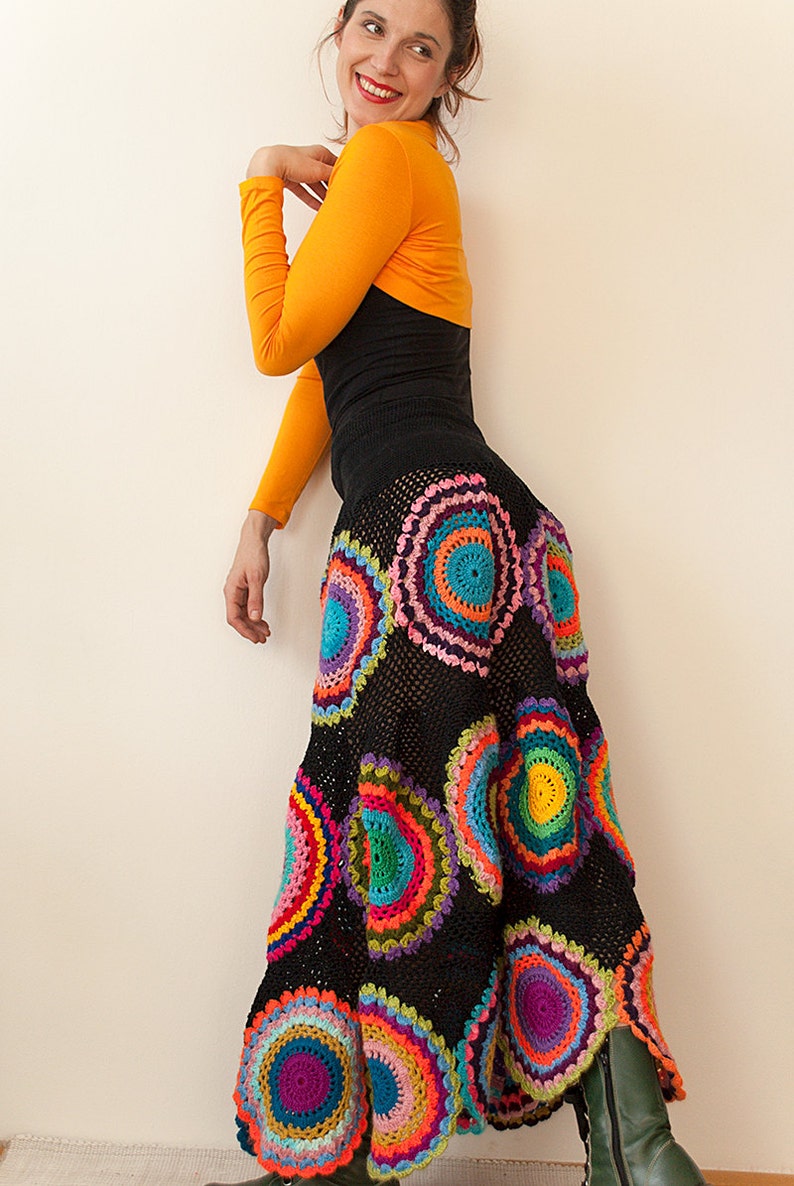 Plus Size Clothing, Long Gypsy Skirt MADE TO ORDER image 3