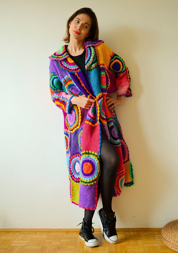 Plus Size Clothing, Long Cardigan, Wearable Art, Boho Coat Plus Size Clothing, Long Cardigan, Wearable Art, Boho Coat