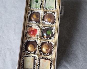 Exklusive handgemachte Meisterpralinen