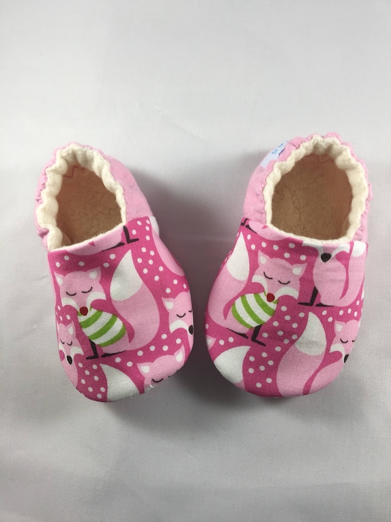 fox baby slippers