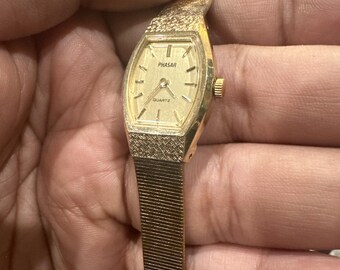 Working Phasar Sears Roebuck Quartz Goldtone Ladies Watch  display picture 3