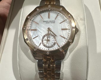Works Swarovski Anne Klein New York Twotone Crystal Ladies  display picture 3