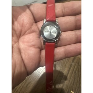 VTG 1970 Buler Swiss Mod Depose Watch Transparent Lucite  display picture 3