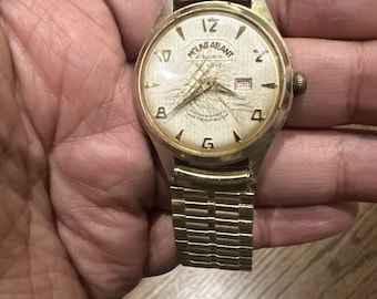 Mount-Atlant Deluxe 33mm 21 Rubis Gold Manual Wind Mens Vintage Watch need servicing