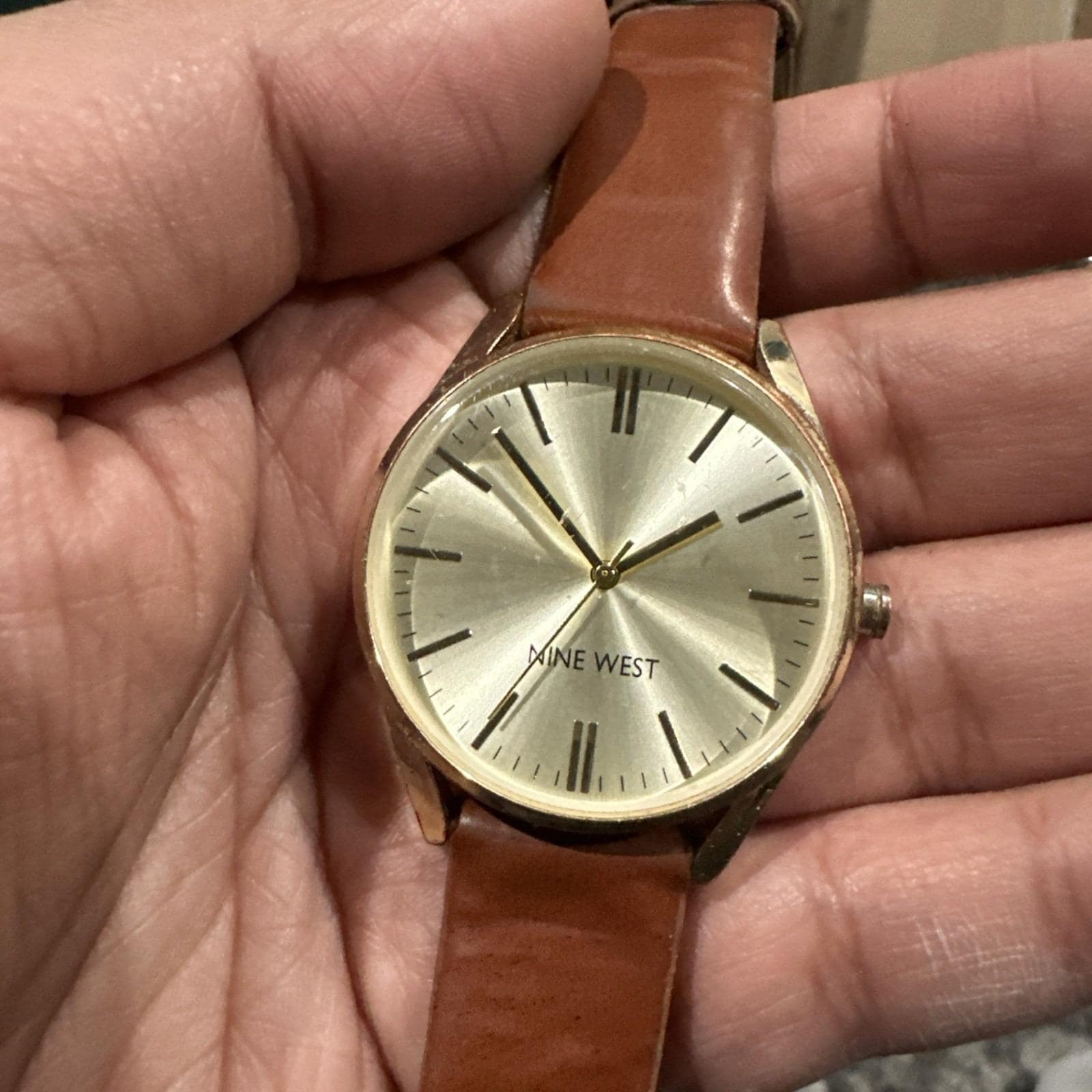 Nine West watch NWT Nine West Womens Round Strap Watch – ShopCGX main image 2