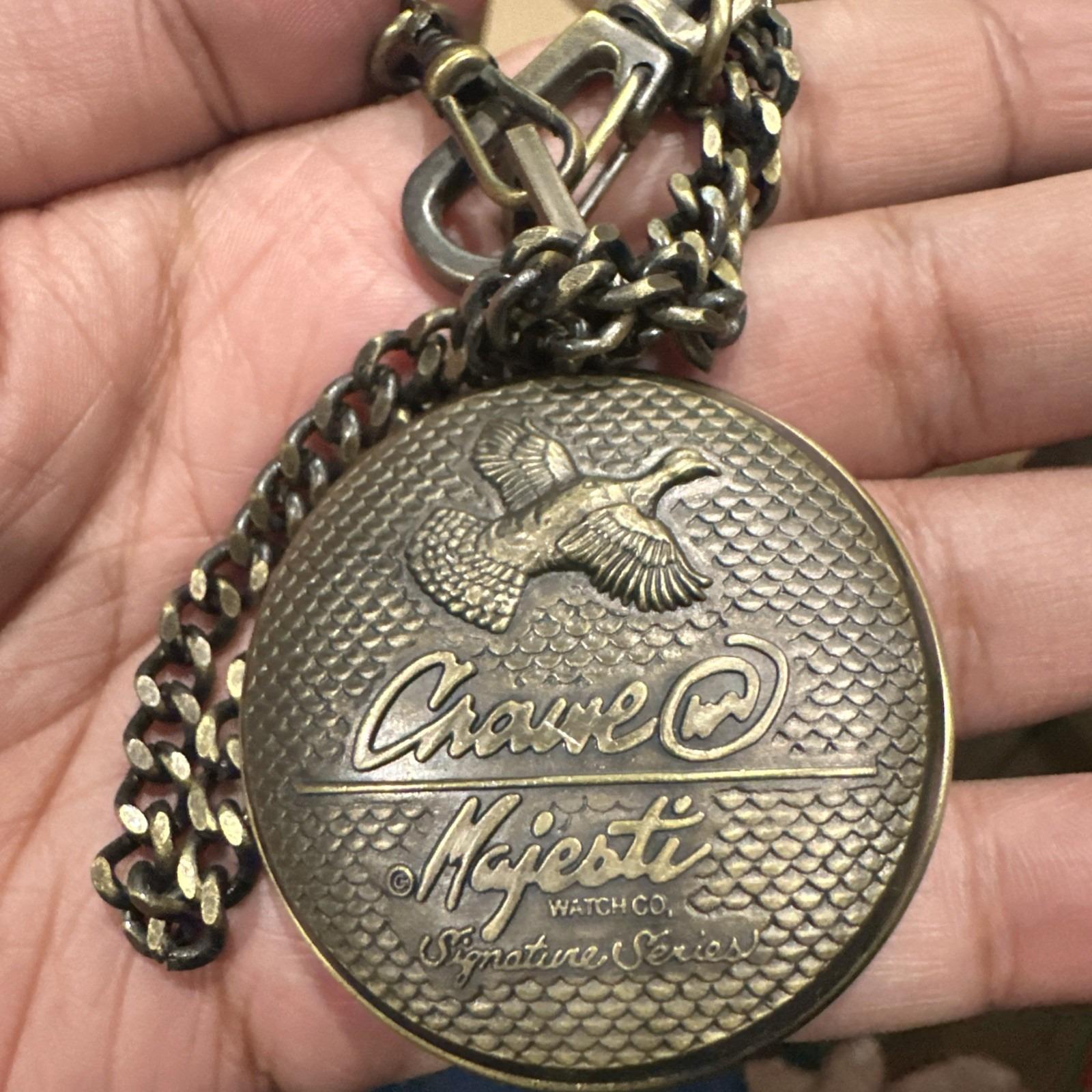 Working Phillip Crowe Quartz Pocket Watch Majesti Crave  display picture 2