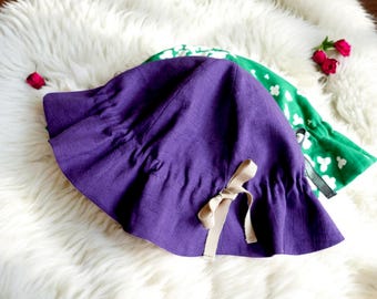 Tulip Hat Sewing Pattern PDF–Baby to Kids (5 Sizes) |  Instant Download | US letter | Foldable, Beginner Friendly, Adjustable Fit | Sun Hat