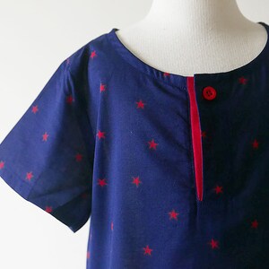 COTTON SHIRTS PDF files Digital item Sewing Pattern with tutorial Choose one size between 1y and 10y image 5