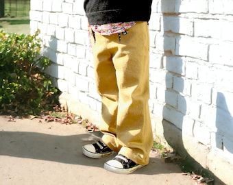 PDF e pattern - Sailor Pants - kids trousers for 3 sizes between 2Y and 6Y