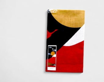 Tenugui, Japanese hand towel Mt. Fuji Rouge