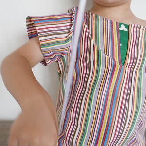 COTTON SHIRTS PDF files Digital item Sewing Pattern with tutorial Choose one size between 1y and 10y image 2