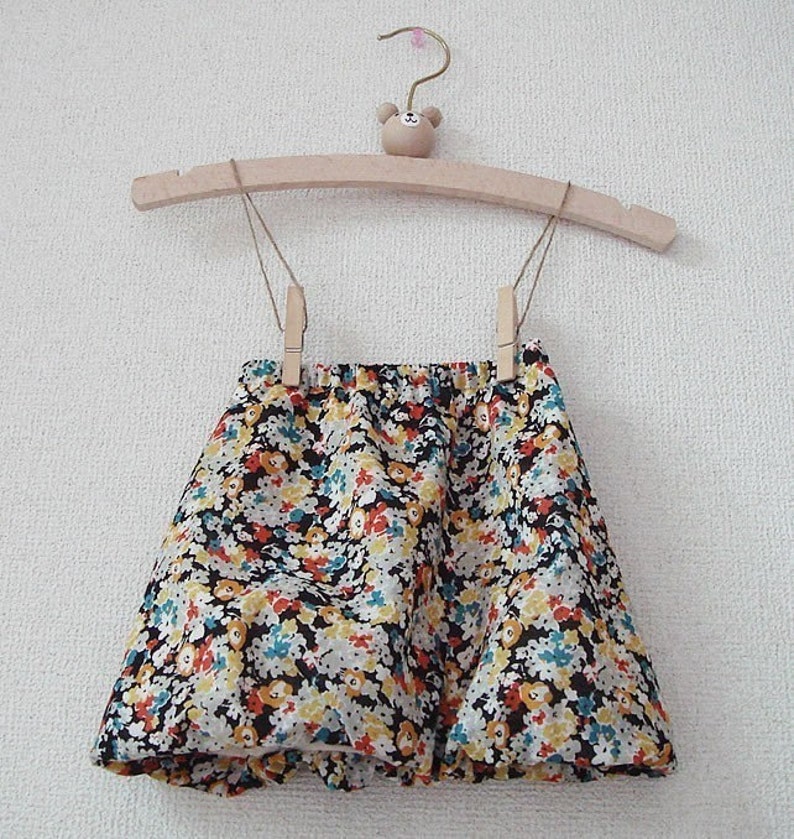 PDF E Pattern Balloon Skirt for Kids Size 1Y to 4Y for 4 Etsy
