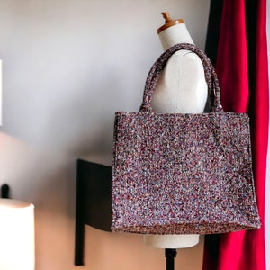 Tote Bag Sewing Pattern: Jacquard, Canvas, Corduroy (PDF Pattern)